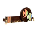 Handcrafted Madhu Bani Fish Key Holder - Image 2