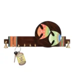 Handcrafted Madhu Bani Fish Key Holder