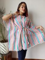 My Handicraft India's Beautiful Pure Handblock Printed Short Kaftan
