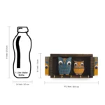 In-key-genius" - Madhu Bani Hand-Painted Key Holder in Sheesham & Teak Wood (6 Hooks) - Image 4