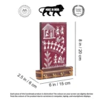 Warli Melody Key Holder in Red - Image 4