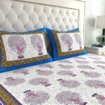 Jaipuri 100% Cotton Double  Size Bedsheet with 2 Pillow Cover - Image 2