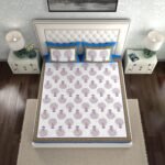 Jaipuri 100% Cotton Double  Size Bedsheet with 2 Pillow Cover - Image 3
