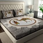 Jaipuri 100% Cotton Double Size Bedsheet with 2 Pillow Cover