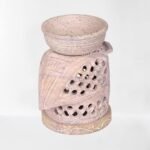 Handcrafted Owl Shape Marble Soapstone Aroma Candle Diffuser Oil Burner \ Tea Light Holder - Image 4