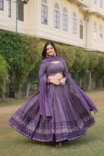Premium Exquisite Faux Georgette adorned with heavy sequins embroidery Lehenga Choli - Image 8