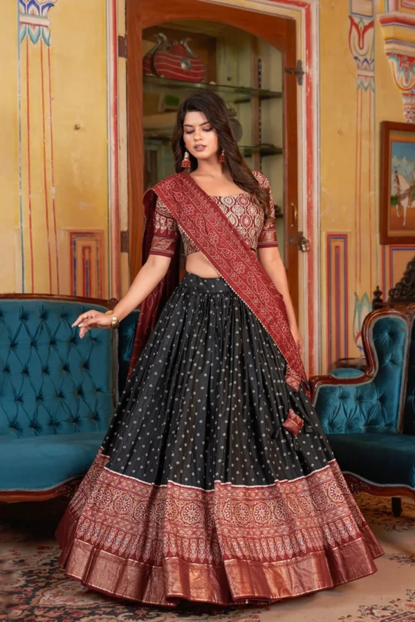 Lehenga choli black