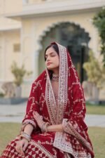 Premium Faux Blooming adorned with heavy sequins and intricate zari embroidery Lehenga Choli - Image 7