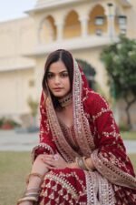 Premium Faux Blooming adorned with heavy sequins and intricate zari embroidery Lehenga Choli - Image 8