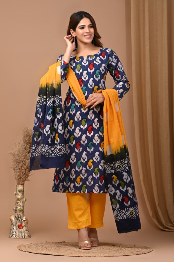 3 Piece Stitched KurtiPantDupatta Suit 1 scaled