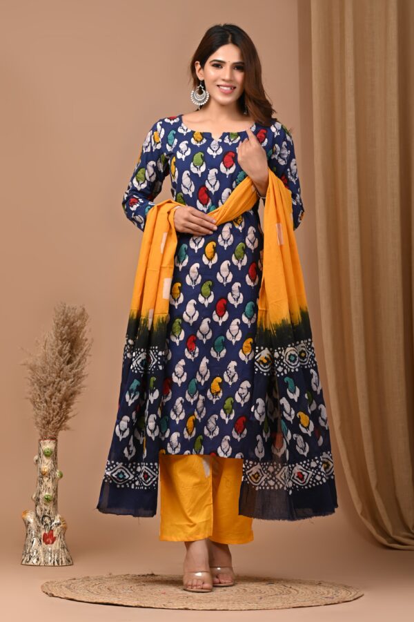 3 Piece Stitched KurtiPantDupatta Suit 2 scaled