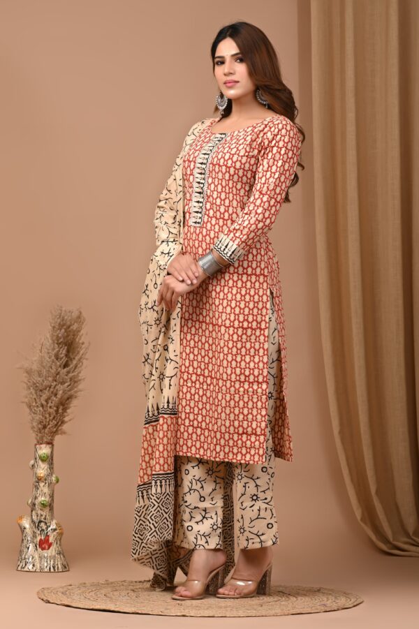 3 Piece Stitched KurtiPantDupatta Suit 51 scaled