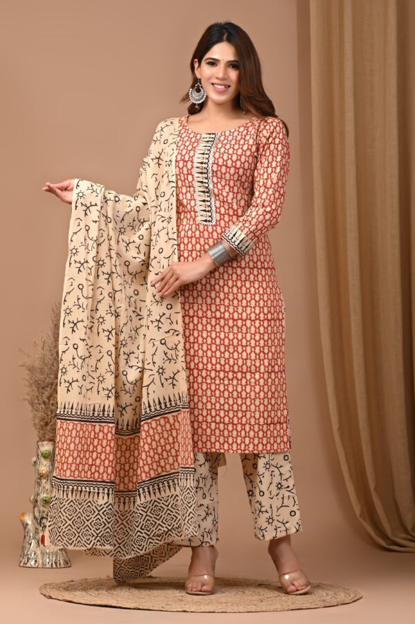 3 Piece Stitched KurtiPantDupatta Suit 52 scaled