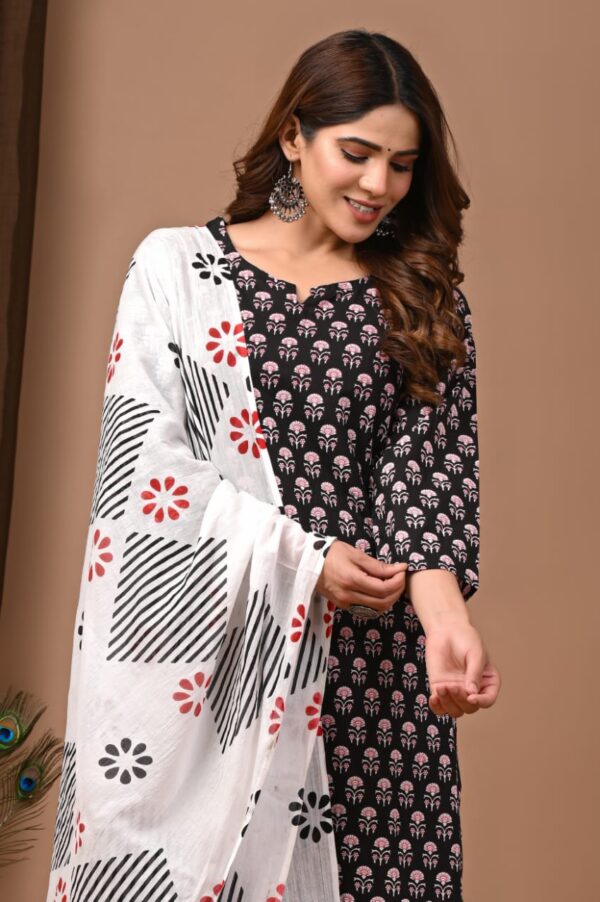 Designer Pure Hand Block Printed 3 Piece Stitched Suits 55