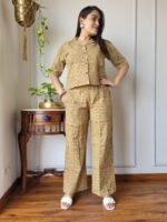 Women Designer New and Trendy Hand Block Printed Co-Ord Set Collection - Image 2