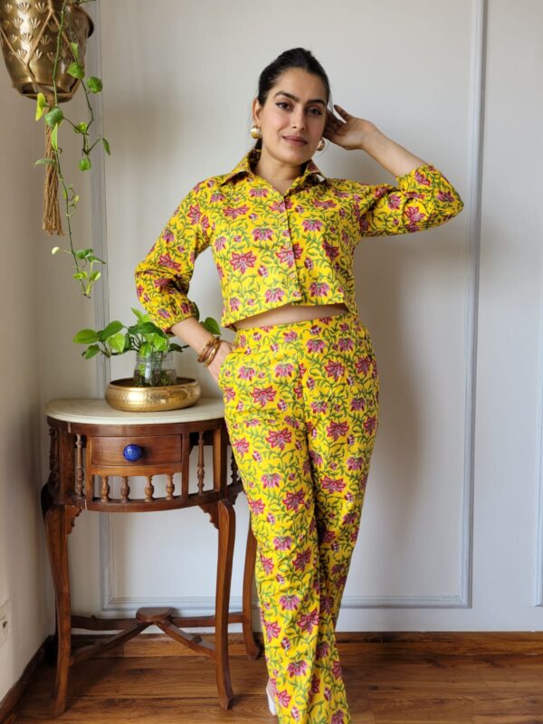 Hand Block Printed Co ord Set 36