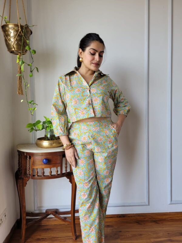 Hand Block Printed Co ord Set 49