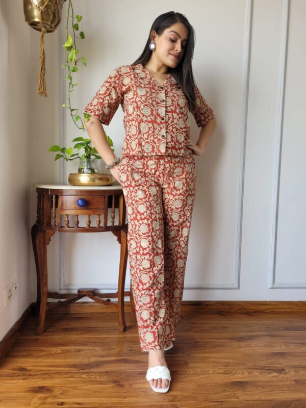 Hand Block Printed Co ord Set 86