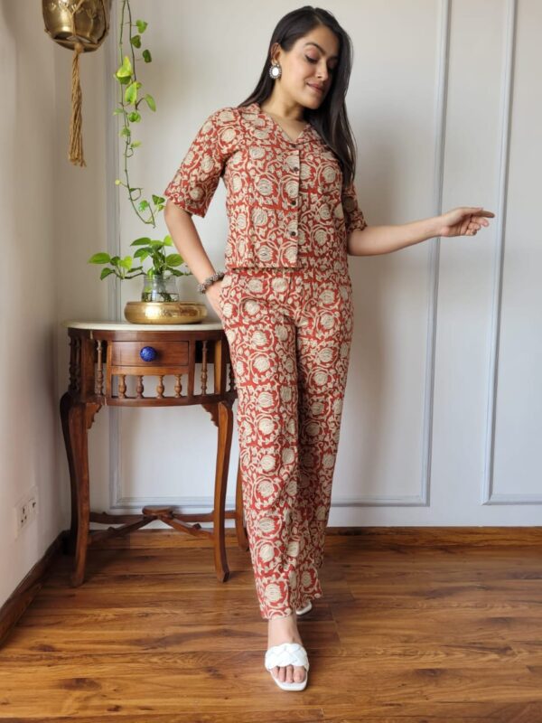 Hand Block Printed Co ord Set 89