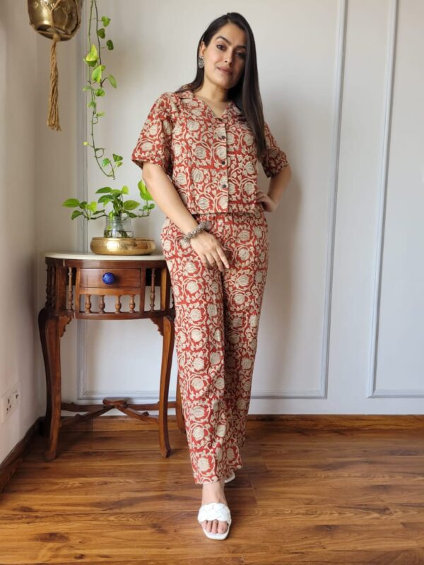 Hand Block Printed Co ord Set 90