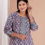NEW EXCLUSIVE COLLECTION OF HAND BLOCK PRINTED COTTON KURTIS WITH PANT