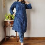 NEW EXCLUSIVE COLLECTION OF HAND BLOCK PRINTED COTTON KURTIS WITH PANT