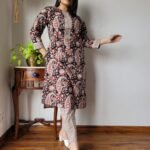 NEW EXCLUSIVE COLLECTION OF HAND BLOCK PRINTED COTTON KURTIS WITH PANT