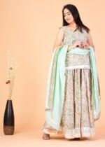 Designer Handblock Bagru Printed Lehenga Choli/Chania Choli - Image 2
