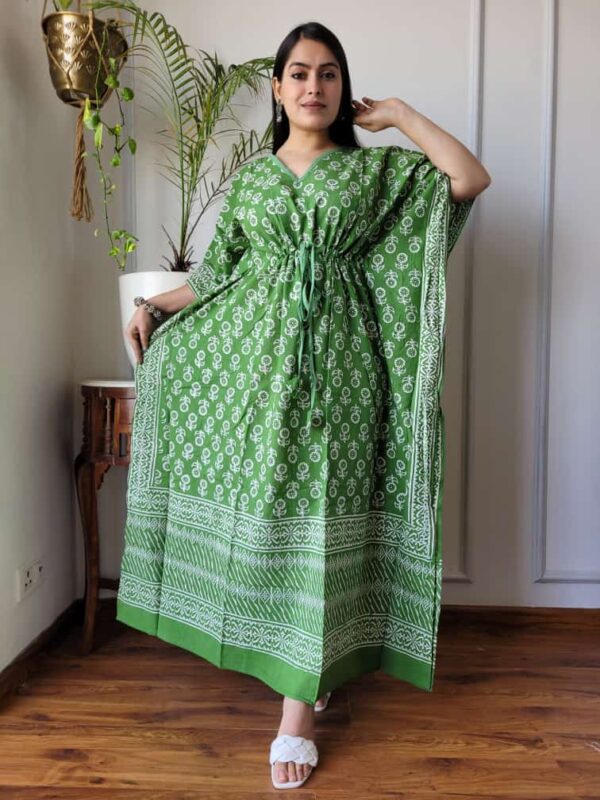 long block print kaftan 18