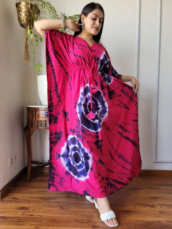 long block print kaftan 26