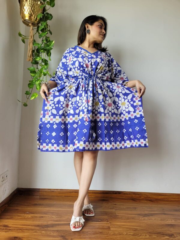 short handblock print kaftan 16