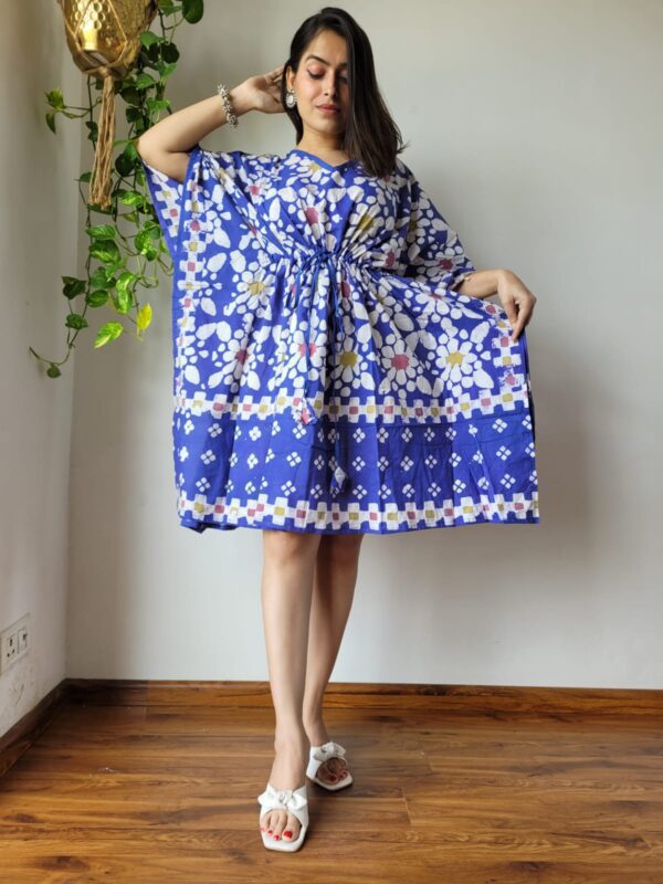 short handblock print kaftan 20