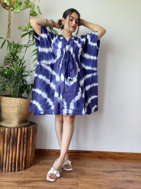 short handblock print kaftan 25