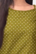 Stylish Cotton Printed  Noodle Strap Top With Short Night Suits - Image 3