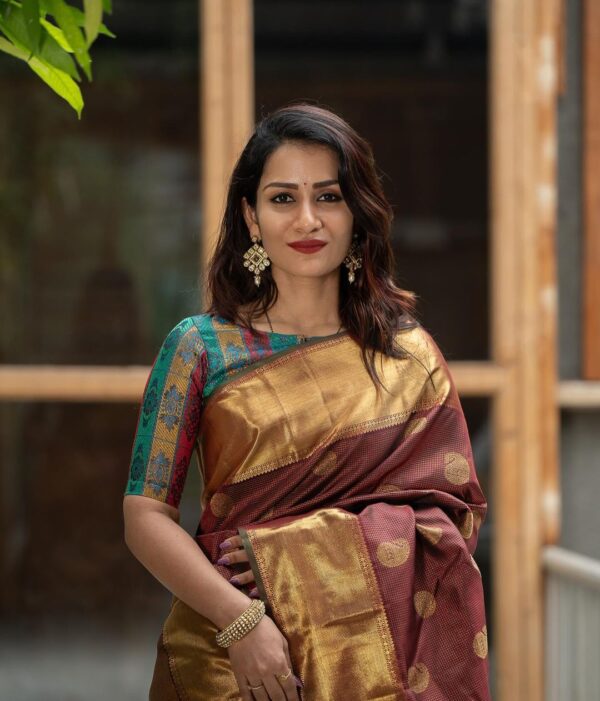 BANARASI SILK MAROON 10