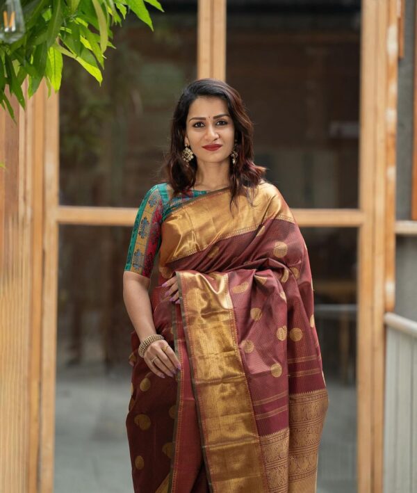 BANARASI SILK MAROON 11