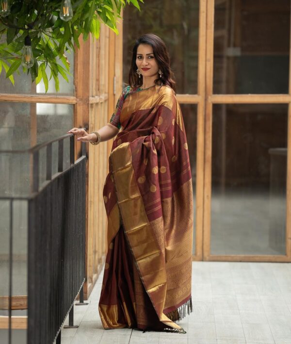 BANARASI SILK MAROON 9