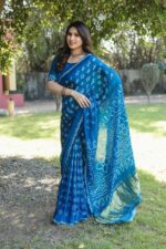 Bandhej / Badhni Print Silk Sarees