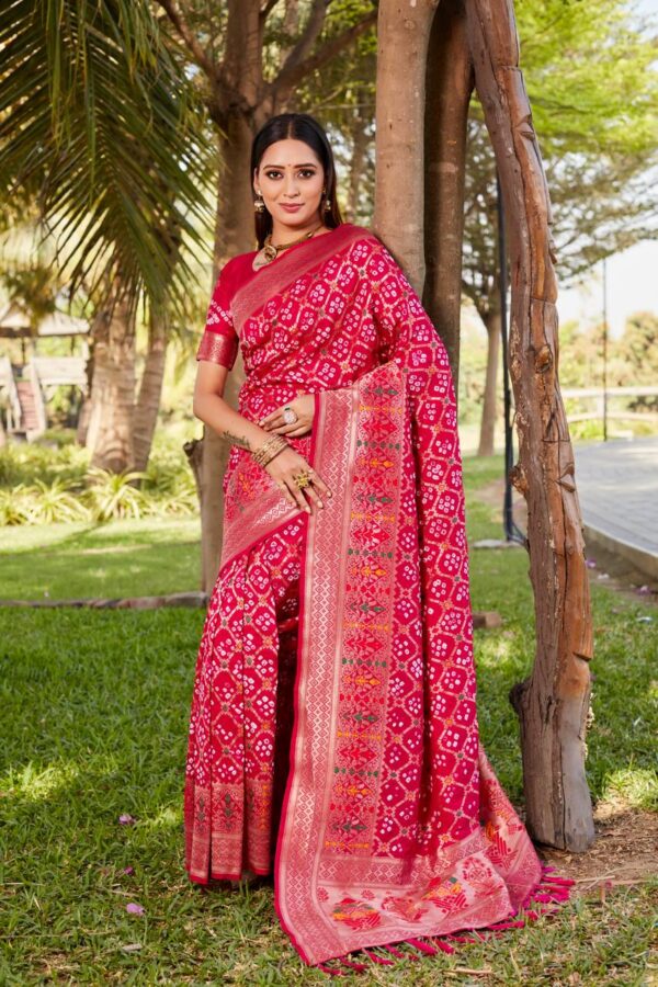 Gharchola Bandhej silk 17