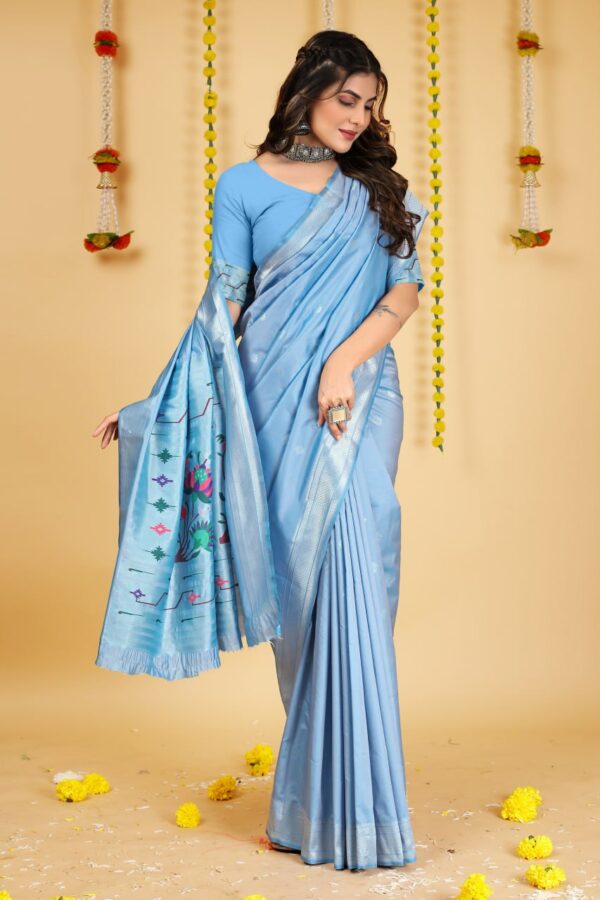 Meenakari Work Paithani Saree 28