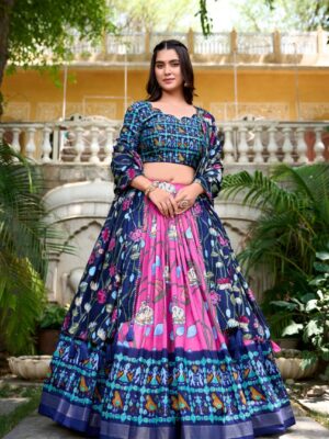 Pichwai Patola Printed Lehenga Choli