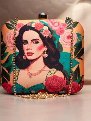 Celebrity Portrait Square Clutch