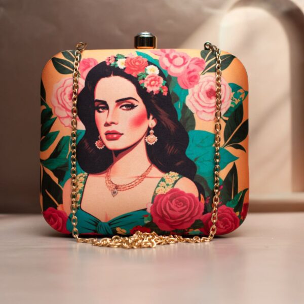 Celebrity Portrait Square Clutch