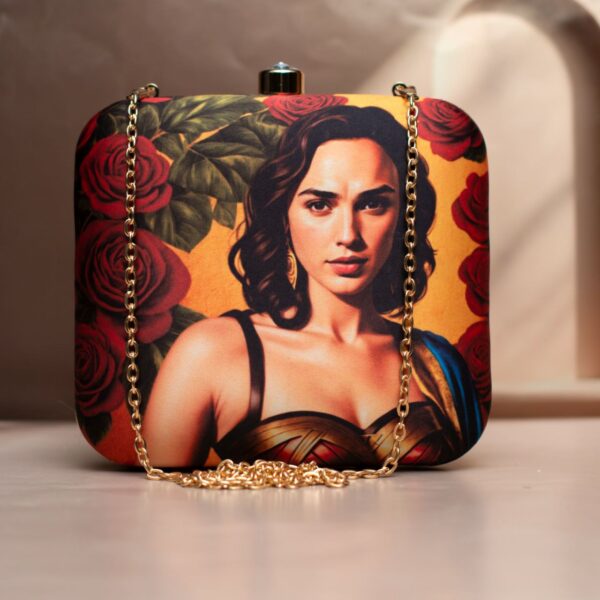 Celebrity Portrait Square Clutch