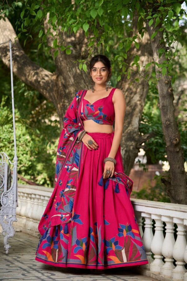 Chanderi Lehenga Choli