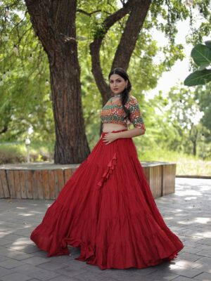 Designer Reyon Lehenga Choli