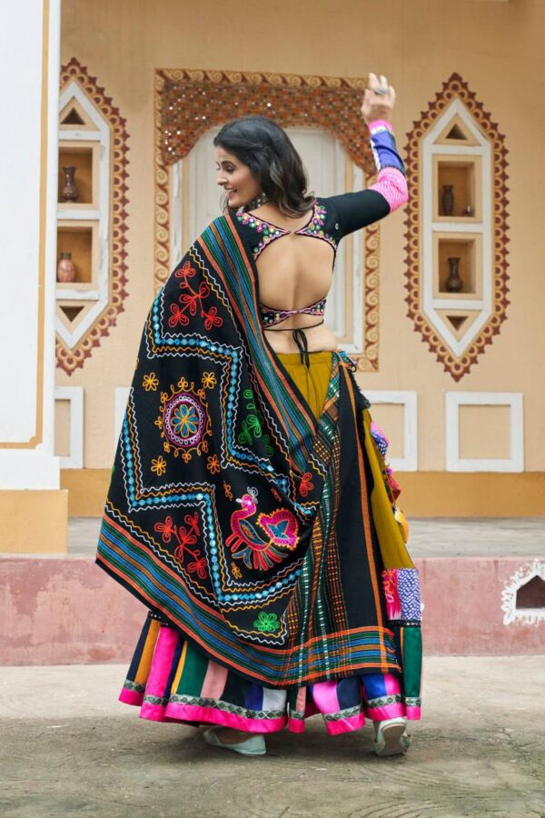 Elegant Mehndi Green Lehenga Choli