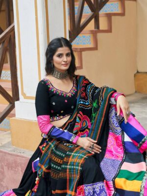 Elegant Black Lehenga Choli