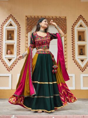 Elegant Mustard Yellow Lehenga Choli