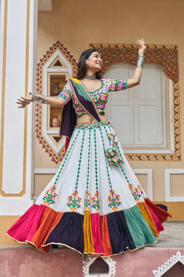 Elegant White Lehenga Choli